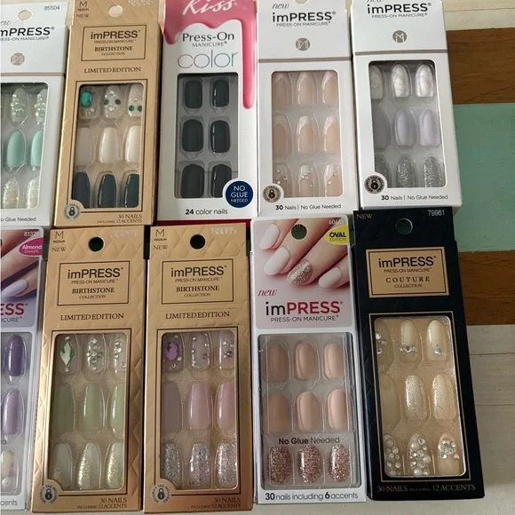 imPRESS Colorful Press-On Nail Collection 25 sets brand new in box - Picture 4 of 4